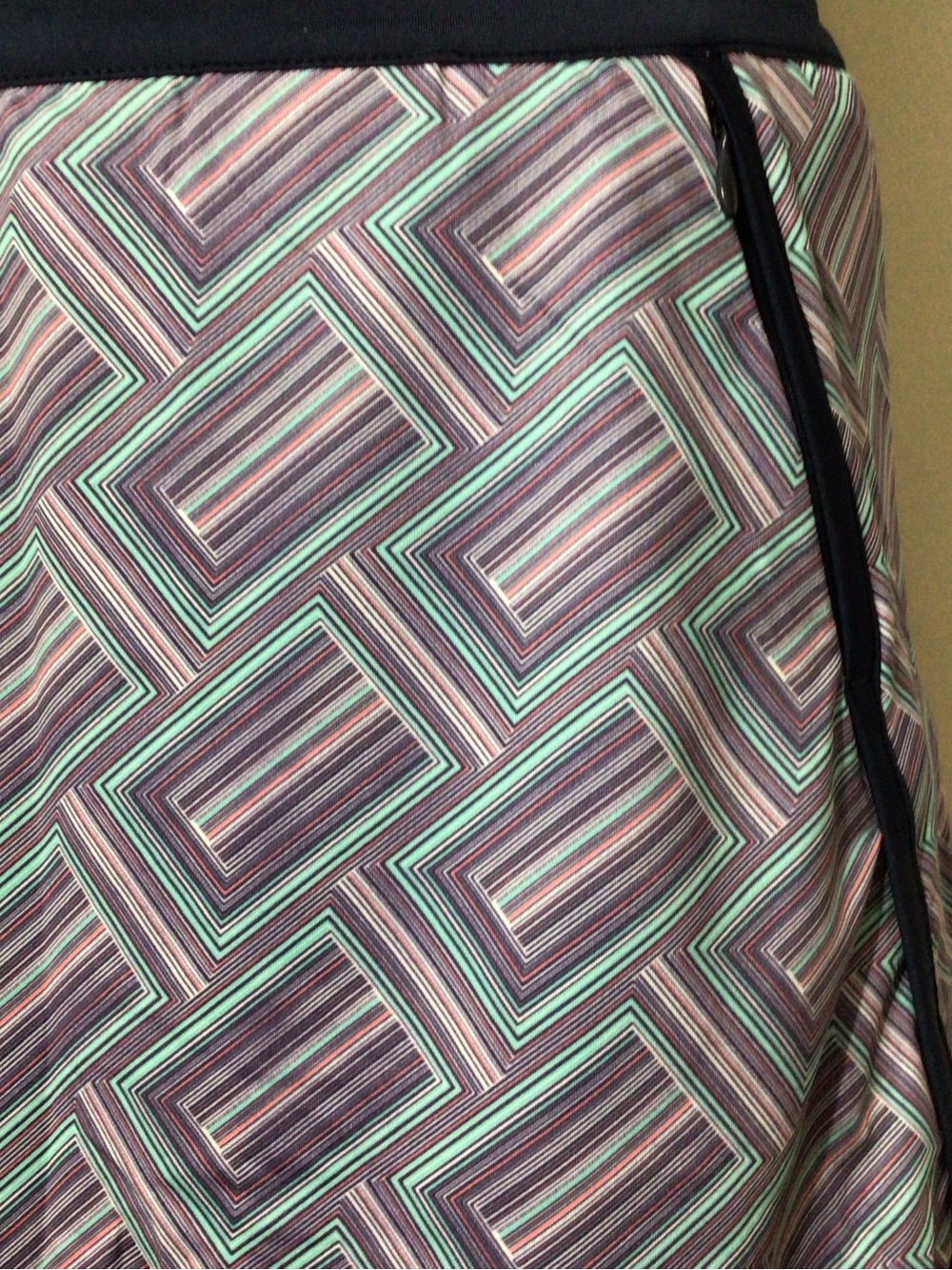 Ahead True Navy Geometric Skort - Picture 4 of 10